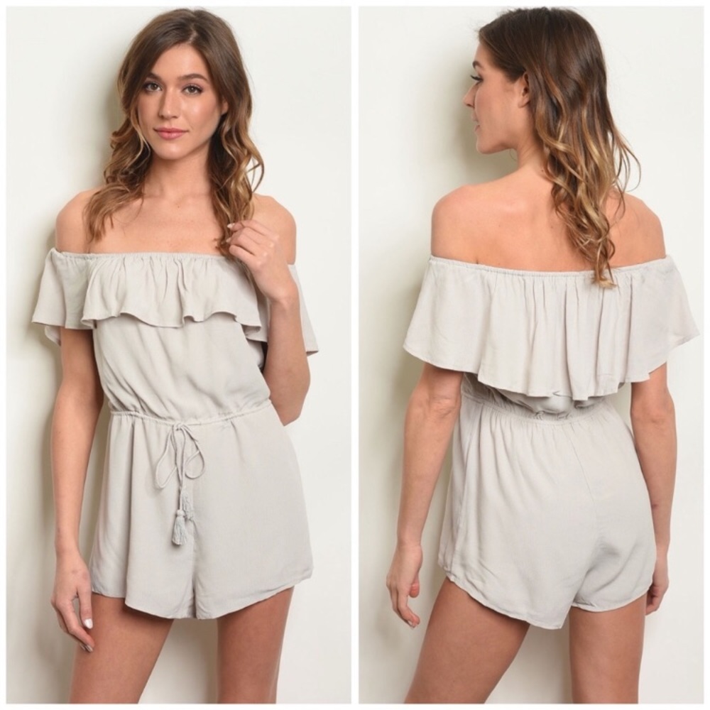 Gray Romper